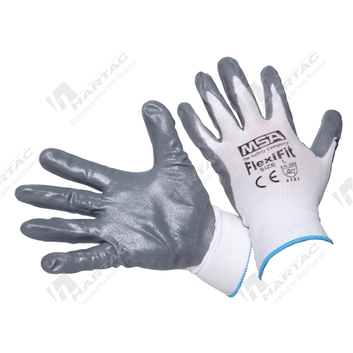 MSA Flexifit Foam Nitrile Grey Gloves