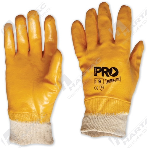 ProChoice SuperLite Orange Full Dip Synthetic Nitrile Gloves