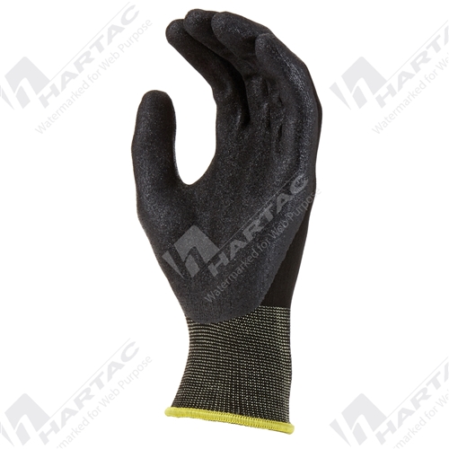 Maxisafe Black Knight Nylon Gloves w/ Gripmaster Palm Coating Technology