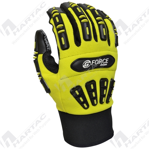 Maxisafe G-Force Xtreme Mechanics Heavy Duty TPR Back Gloves