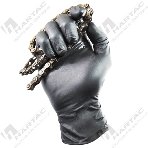 TGC Black Nitrile Disposable Gloves Heavy Duty Box of 100 (Must order in Multiples of 10 Boxes)