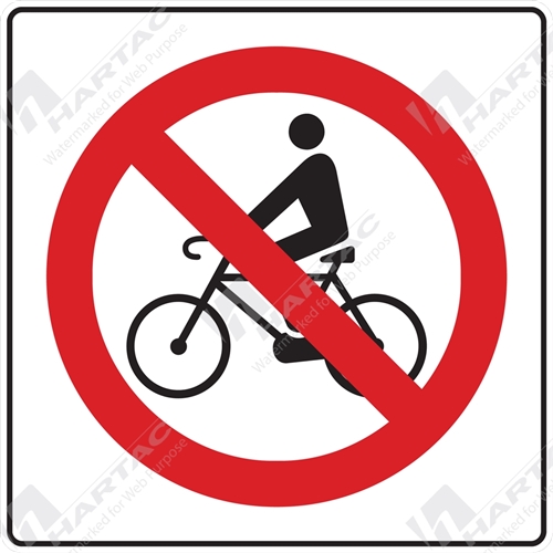 Prohibition Sign Prohibition Pictograms No Bicycles Pictogram