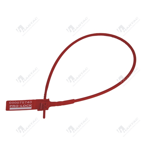 Prolock Security Seal Seq Numbered 440mm Tail 3.8mm Strap Heat Stamped Box of 1000