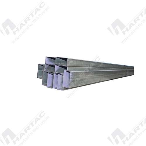 Galvanised Rectangular Sign Post