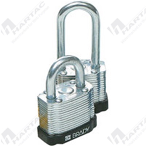 Brady Steel Heavy Duty Padlock Keyed Different