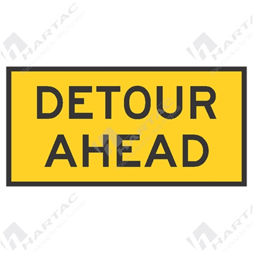 Detour Ahead Box Edge Frame Ref CL 1