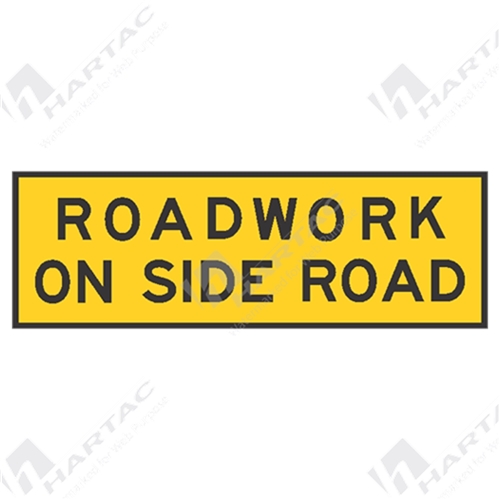Roadwork On Side Road Box Edge Frame Ref CL 1