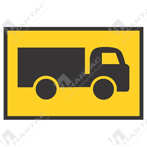 Trucks Crossing Or Entering Picto Box Edge Frame Ref CL 1