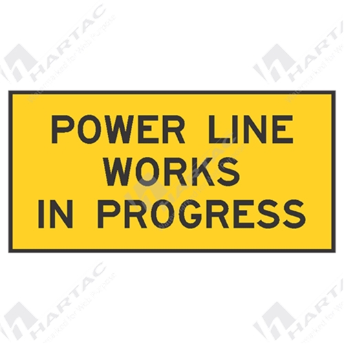 Power Line Works In Progress Box Edge Frame Ref CL 1