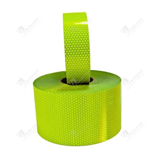 Oralite VC612HT High Tack Prismatic Ref CL1 Fluoro Lime (50m Roll)