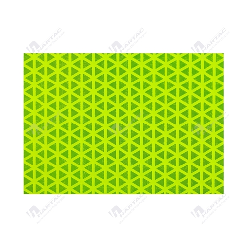 Oralite VC612HT High Tack Prismatic Ref CL1 Fluoro Lime (50m Roll)