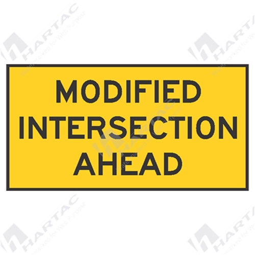 Modified Intersection Ahead Box Edge Frame Ref CL 1