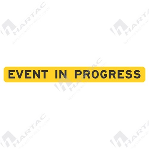 Event In Progress Aluminium Ref CL 1