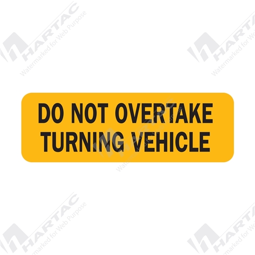 Do Not Overtake Turning Vehicle Identification