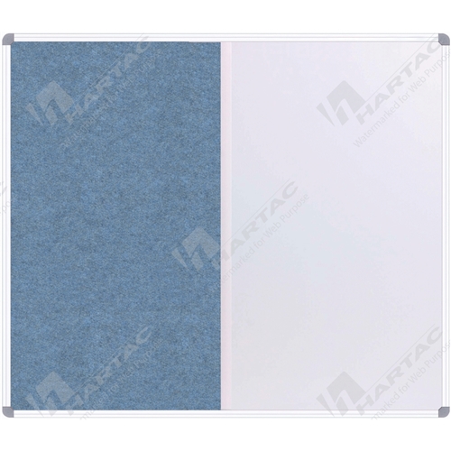 Combination Whiteboard/Velour Pinboard