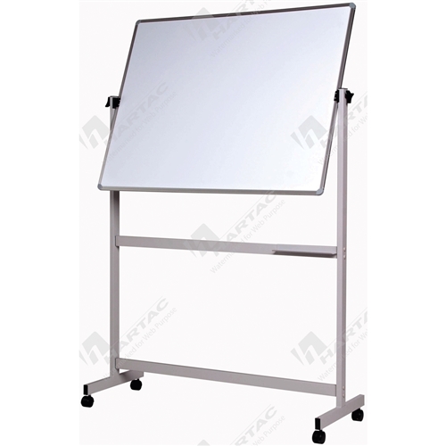 Double-Sided Mobile Pivoting Whiteboard