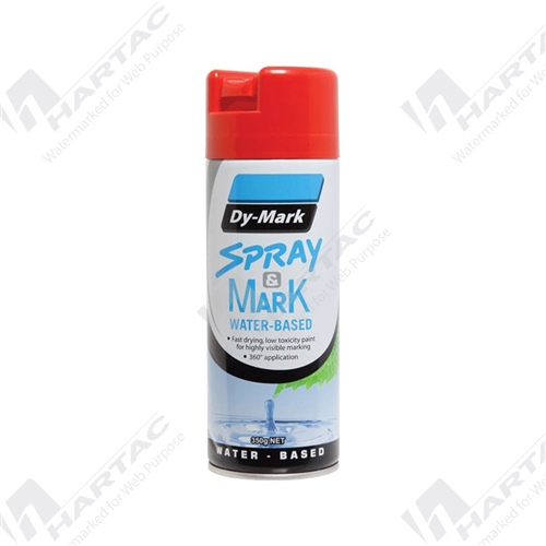 Water Based Spray & Mark Marking Out Paint 350g (Inverted Spray)