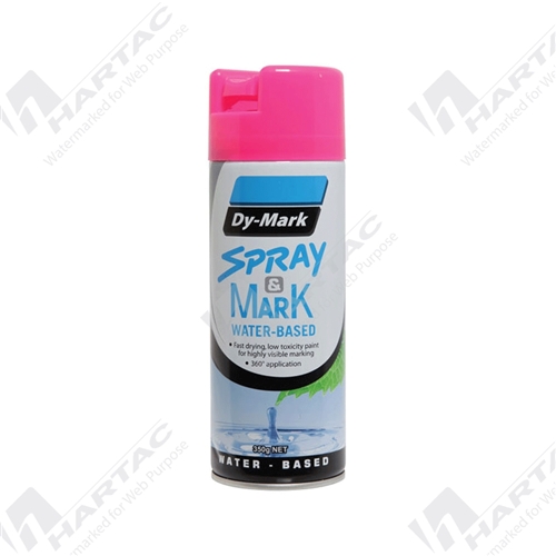 Water Based Spray & Mark Marking Out Paint 350g (Inverted Spray)