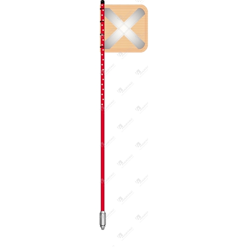 LED Lightstick Aerial Mesh Flags