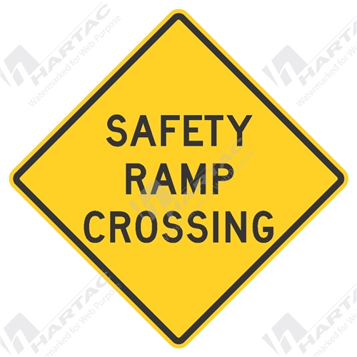 Safety Ramp Crossing Aluminium Reflective Class 1