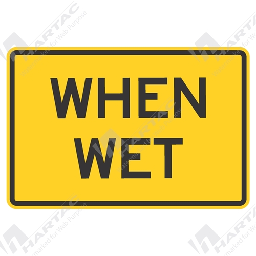 When Wet Aluminium Reflective Class 1