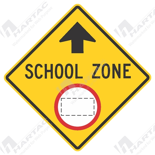 Warning Signs School Zone Ahead Aluminium Reflective Class 1