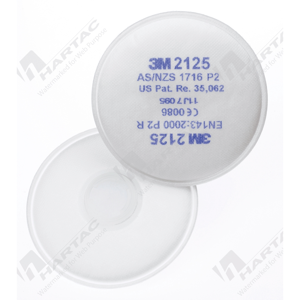 Respiratory Protection 3M 2125 Particulate Filter P2 Ctn of 50 Pairs