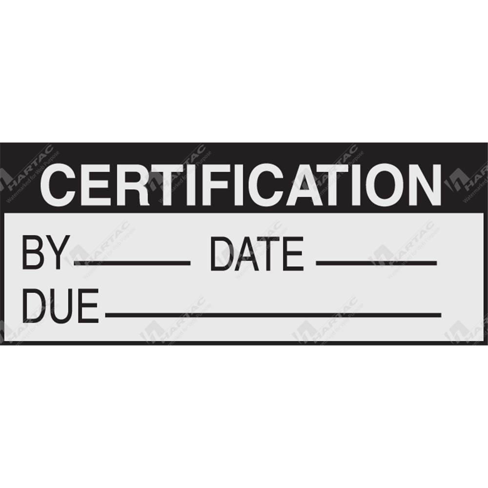 SelfDebossing Aluminium Foil Labels Certification... Calibration