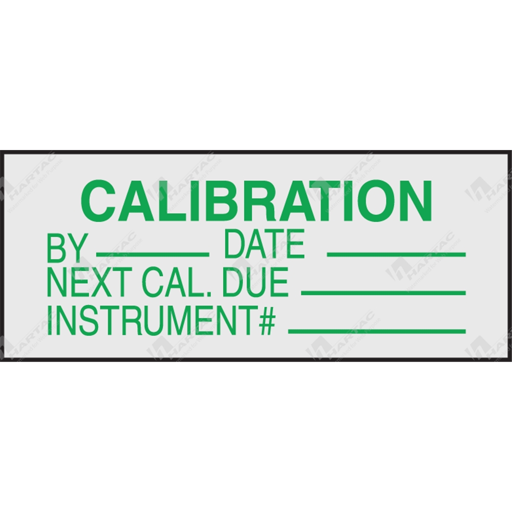 SelfDebossing Aluminium Foil Labels Calibration... Calibration