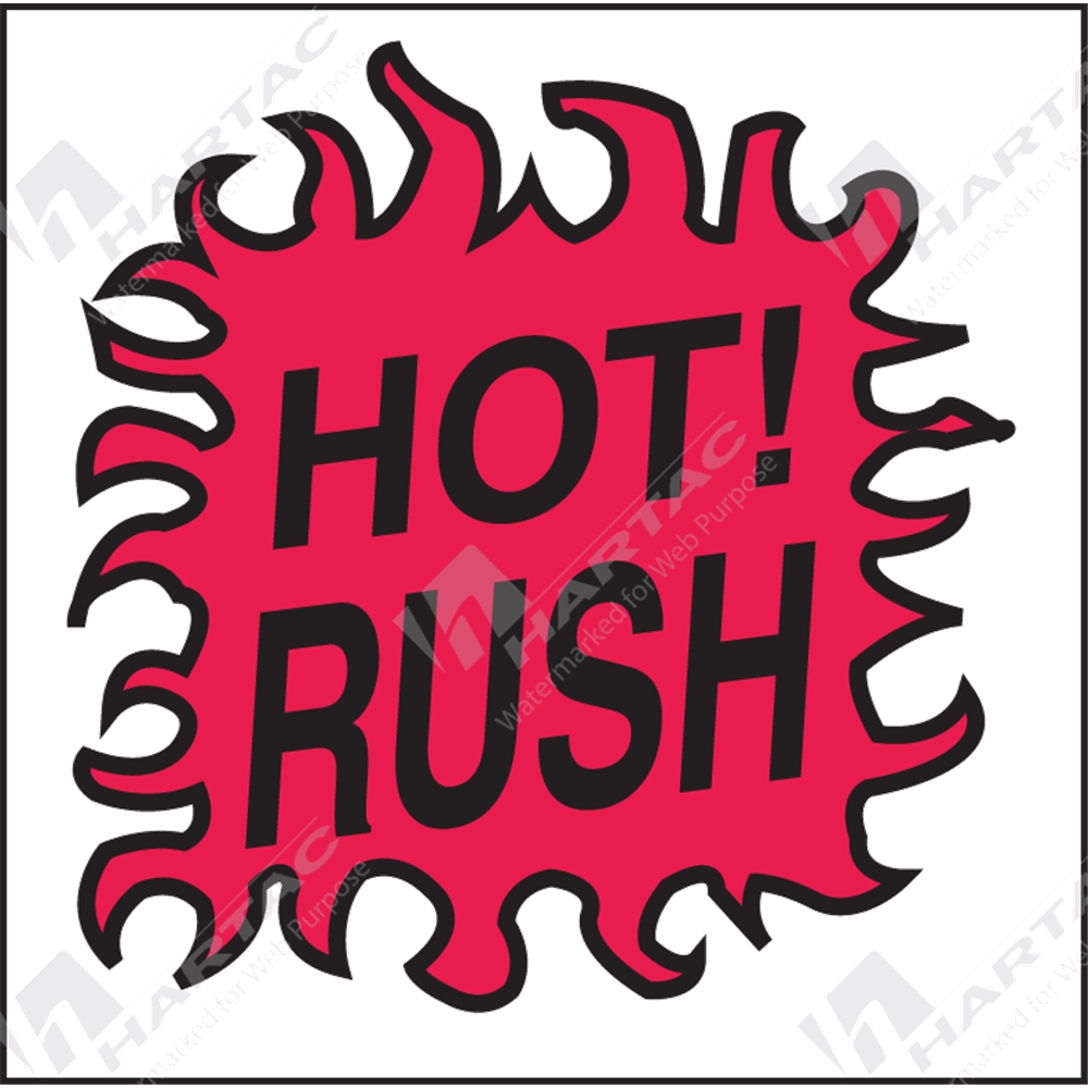 Shipping Labels Hot! Rush Shipping Labels Company Name Hartac