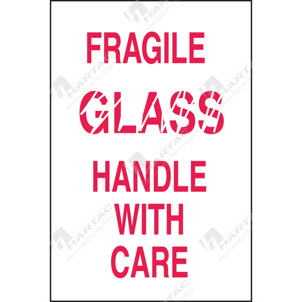 Shipping Labels Fragile Glass Handle With Care Shipping Labels