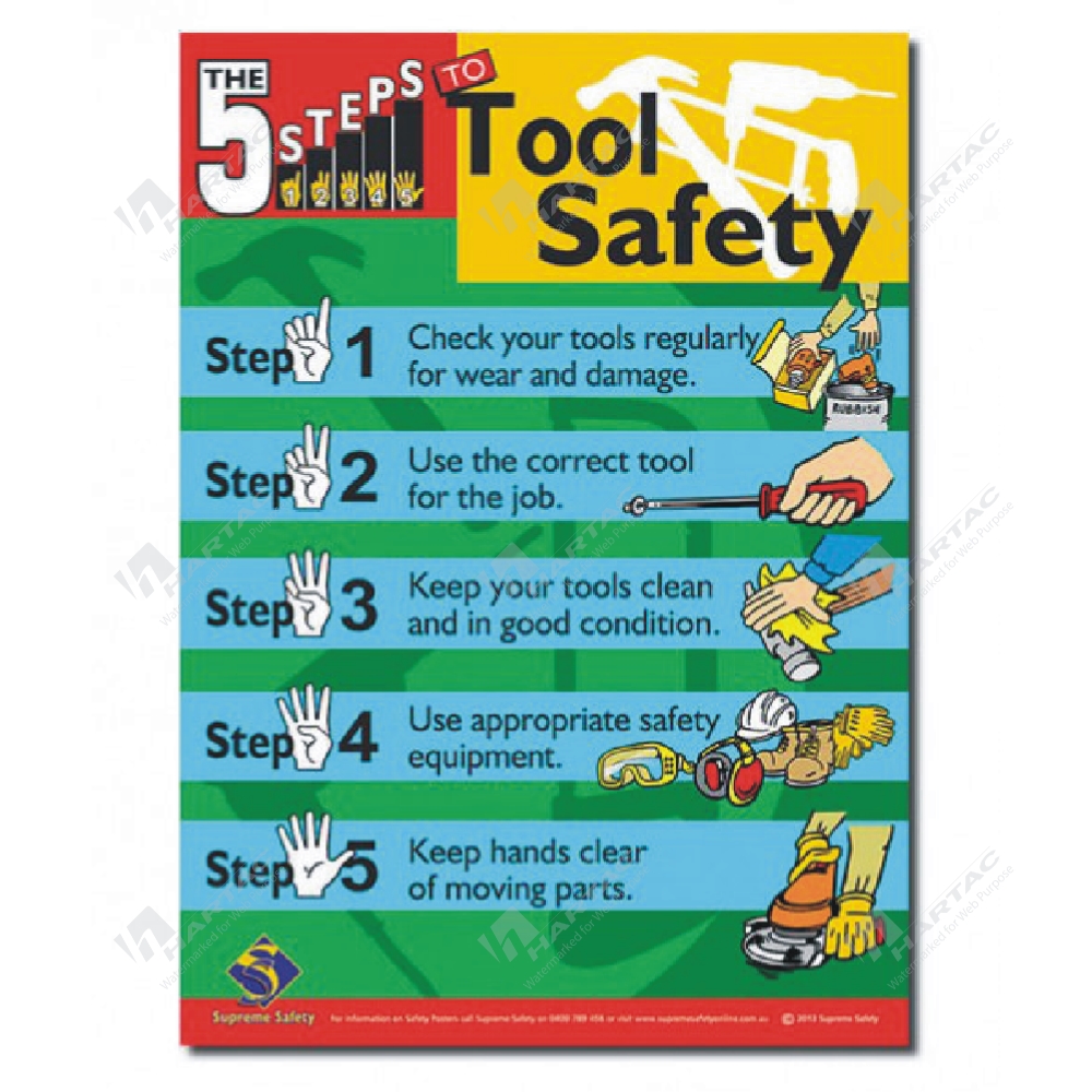 Hand Tool Safety Poster