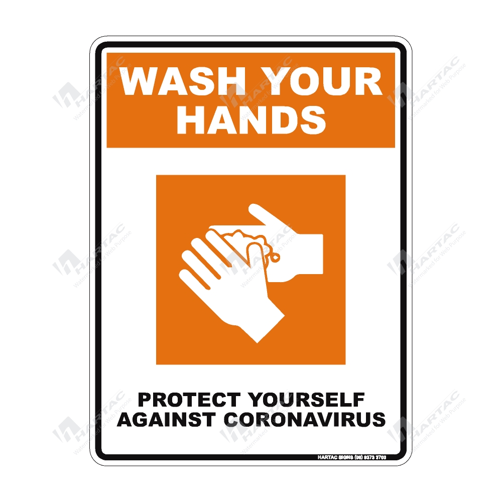 HS116503 Coronavirus (COVID19) Health Warning "Wash Your Hands