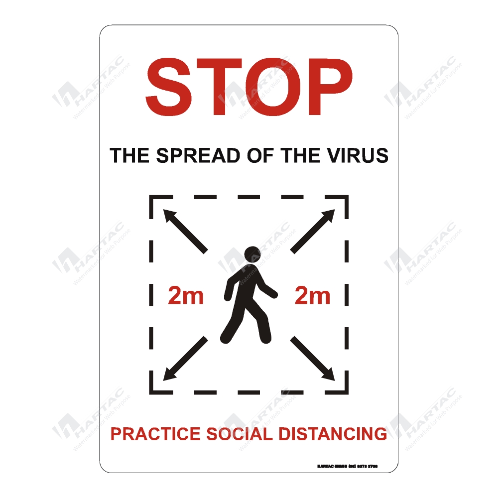 HS116572 Coronavirus (COVID19) Health Warning "Stop The Spread Of