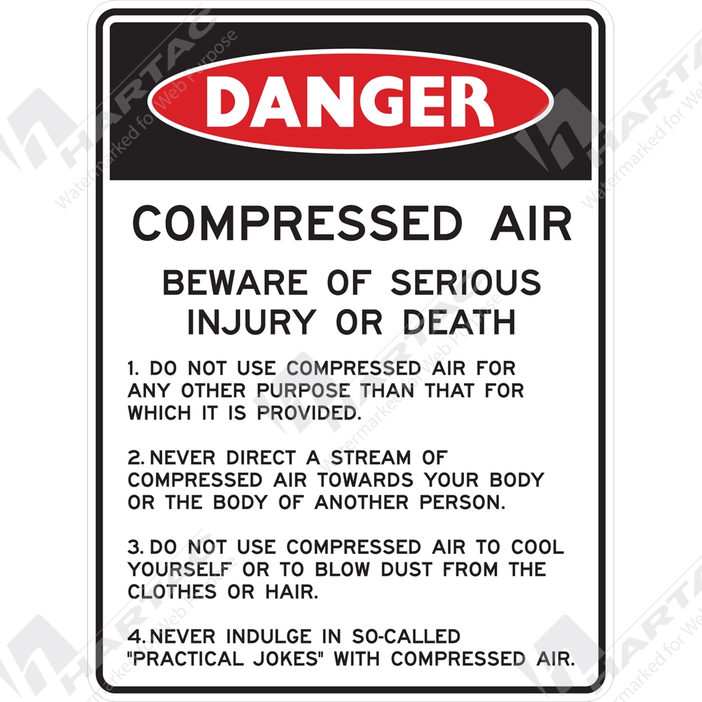HS5012 Danger (Hazardous Substance) Air Beware Of Serious