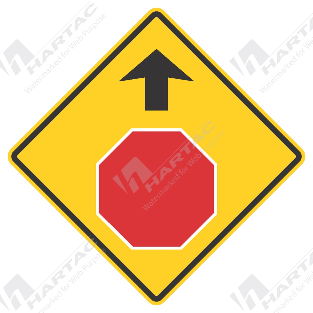 W31C Traffic (Warning) "Stop Sign Ahead" Aluminium Reflective Class