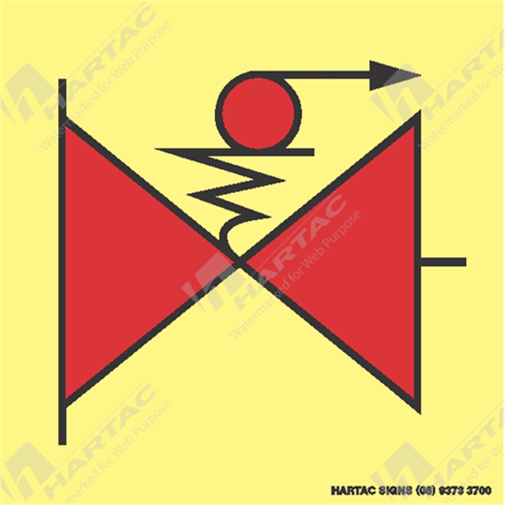 IMO Fire Control Symbols Marine Sign Fire Control Remote Control Fuel