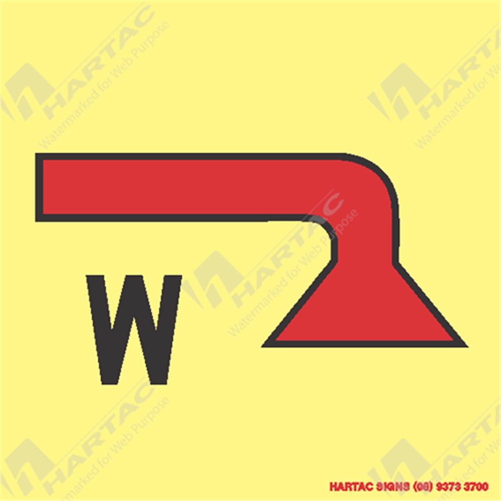 IMO Fire Control Symbols - Marine Sign Fire Control Water Fog Applicator - Company Name - Hartac ...