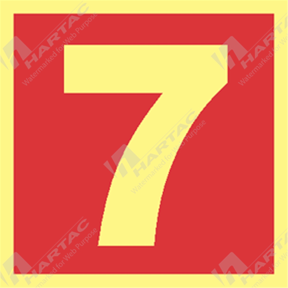 Fire Equipment Signs - Marine Sign Fire Equipment Number 7 - Company ...
