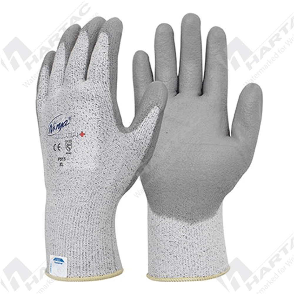 Cut Resistant Gloves Ninja Silver Plus Dyneema (Cut Level 5) Gloves